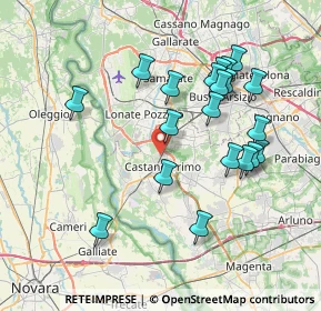 Mappa Via San Fedele, 20022 Castano Primo MI, Italia (7.5125)