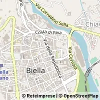 Mapa Biella
