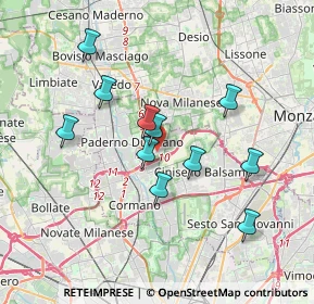 Mappa Via Giovanni Paisiello, 20037 Paderno Dugnano MI, Italia (3.25091)