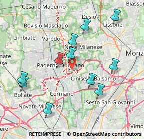 Mappa Via Giovanni Paisiello, 20037 Paderno Dugnano MI, Italia (4.00273)