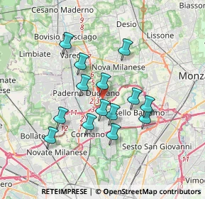 Mappa Via Giovanni Paisiello, 20037 Paderno Dugnano MI, Italia (2.99071)