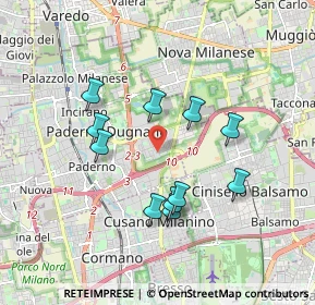 Mappa Via Giovanni Paisiello, 20037 Paderno Dugnano MI, Italia (1.61909)