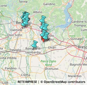 Mappa Via Grazia Deledda, 25037 Pontoglio BS, Italia (13.42125)