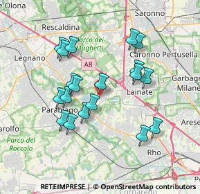 Mappa Via Pedretti, 20014 Nerviano MI, Italia (3.32842)