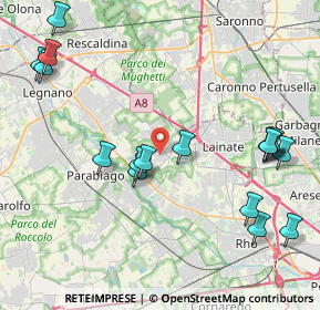 Mappa Via Pedretti, 20014 Nerviano MI, Italia (4.88706)