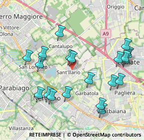 Mappa Via Pedretti, 20014 Nerviano MI, Italia (2.1405)