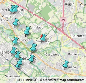 Mappa Via Pedretti, 20014 Nerviano MI, Italia (2.50733)