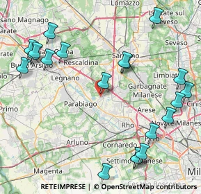 Mappa Via Pedretti, 20014 Nerviano MI, Italia (10.464)