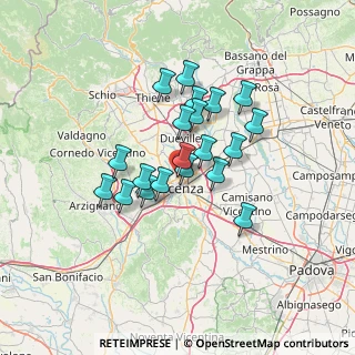 Mappa Via Garigliano, 36100 Vicenza VI, Italia (10.3965)