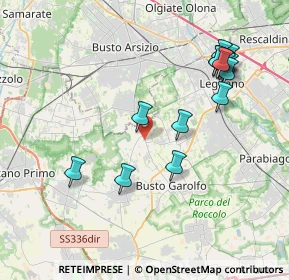 Mappa 20036 Dairago MI, Italia (4.222)
