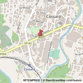 Mappa Via Giuseppe Mazzini, 8, 13836 Cossato, Biella (Piemonte)