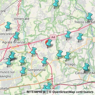 Mappa Via Brianza, 20040 Cambiago MI, Italia (6.032)