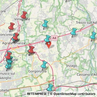 Mappa Via Brianza, 20040 Cambiago MI, Italia (6.243)
