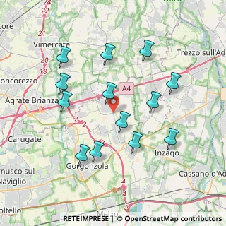 Mappa Via Brianza, 20040 Cambiago MI, Italia (3.74923)