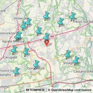 Mappa Via Brianza, 20040 Cambiago MI, Italia (4.97533)