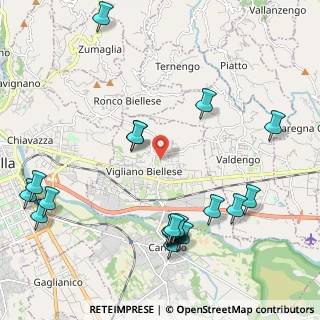Mappa Via Confraternita, 13856 Vigliano Biellese BI, Italia (2.567)