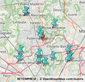 Mappa Via Renato Cartesio, 20037 Paderno Dugnano MI, Italia (4.31214)