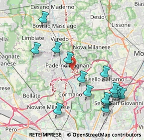 Mappa Via Renato Cartesio, 20037 Paderno Dugnano MI, Italia (4.468)