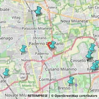 Mappa Via Renato Cartesio, 20037 Paderno Dugnano MI, Italia (3.25909)