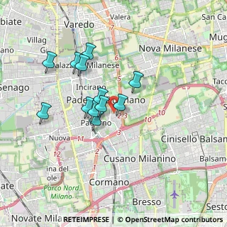 Mappa Via Renato Cartesio, 20037 Paderno Dugnano MI, Italia (1.44417)