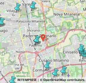 Mappa Via Renato Cartesio, 20037 Paderno Dugnano MI, Italia (3.21154)