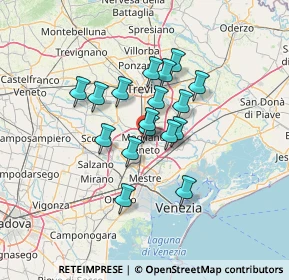 Mappa Via Giosuè Carducci, 31021 Mogliano Veneto TV, Italia (9.62529)