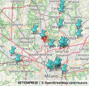 Mappa Piazza della Divina Commedia, 20037 Paderno Dugnano MI, Italia (8.8895)