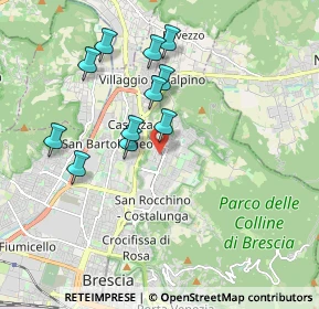 Mappa Via Ildebrando Vivanti, 25133 Brescia BS, Italia (1.70727)