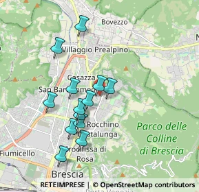 Mappa Via Ildebrando Vivanti, 25133 Brescia BS, Italia (1.65077)