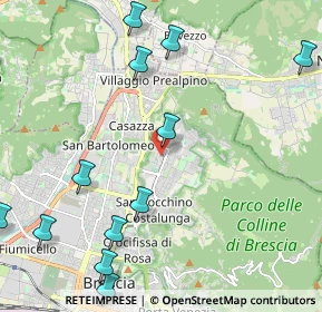 Mappa Via Ildebrando Vivanti, 25133 Brescia BS, Italia (2.91923)