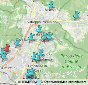 Mappa Via Ildebrando Vivanti, 25133 Brescia BS, Italia (2.696)