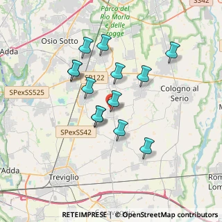 Mappa 24050 Lurano BG, Italia (3.06462)
