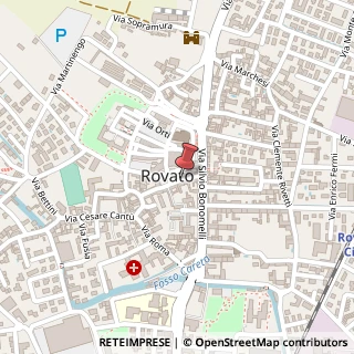 Mappa Via Francesco Ricchino, 18, 25038 Rovato, Brescia (Lombardia)