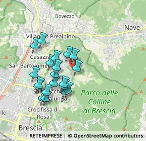 Mappa Via Lama, 25133 Brescia BS, Italia (1.583)