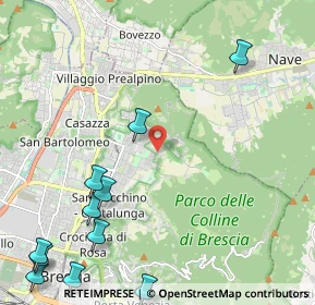 Mappa Via Lama, 25133 Brescia BS, Italia (3.08636)