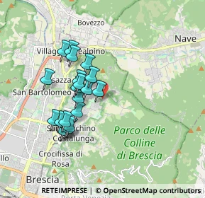 Mappa Via Lama, 25133 Brescia BS, Italia (1.574)