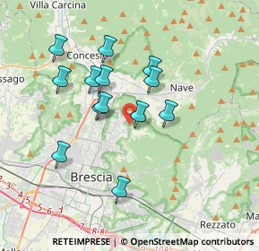 Mappa Via Lama, 25133 Brescia BS, Italia (3.17385)