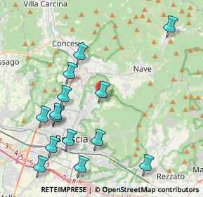 Mappa Via Lama, 25133 Brescia BS, Italia (4.70571)