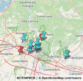 Mappa Via Lama, 25133 Brescia BS, Italia (6.20385)