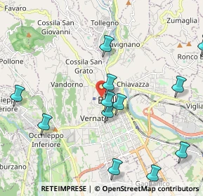 Mappa Piazza Eugenio Curiel, 13900 Biella BI, Italia (2.3425)