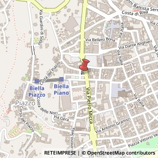 Mappa Piazza Eugenio Curiel, 11, 13900 Biella, Biella (Piemonte)