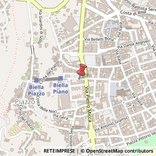 Mappa Piazza Eugenio Curiel, 1, 13900 Biella, Biella (Piemonte)
