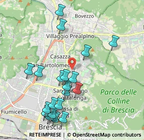 Mappa Via Bligny, 25133 Brescia BS, Italia (2.1885)