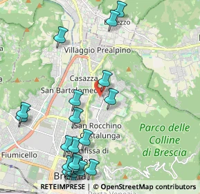Mappa Via Bligny, 25133 Brescia BS, Italia (2.6575)