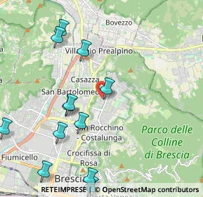 Mappa Via Bligny, 25133 Brescia BS, Italia (2.46667)