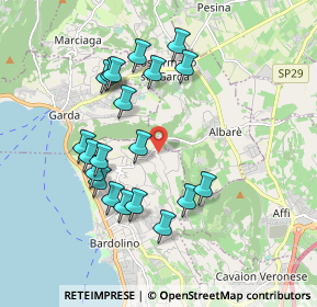 Mappa Strada Belvedere, 37010 Costermano VR, Italia (1.8045)