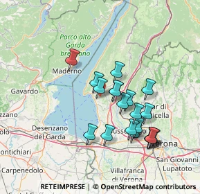 Mappa Strada Belvedere, 37010 Costermano VR, Italia (13.0165)