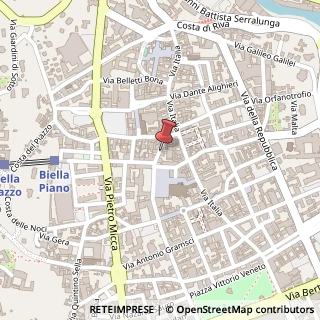 Mappa Via Seminari, 8, 13900 Biella, Biella (Piemonte)