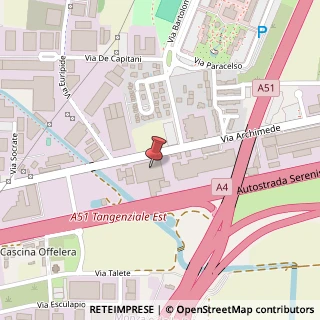 Mappa Via Archimede, 45, 20134 Agrate Brianza, Monza e Brianza (Lombardia)
