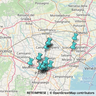 Mappa 35012 Camposampiero PD, Italia (13.907)